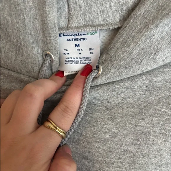 Champion Philly Philadelphia Stitched Logo Hoodie Sweatshirt Size Medium - Picture 5 of 7